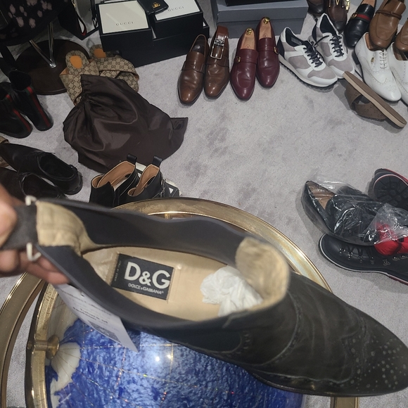 PRADA  MEN  BOOTS Grey size 43 / us 10 - Picture 5 of 6